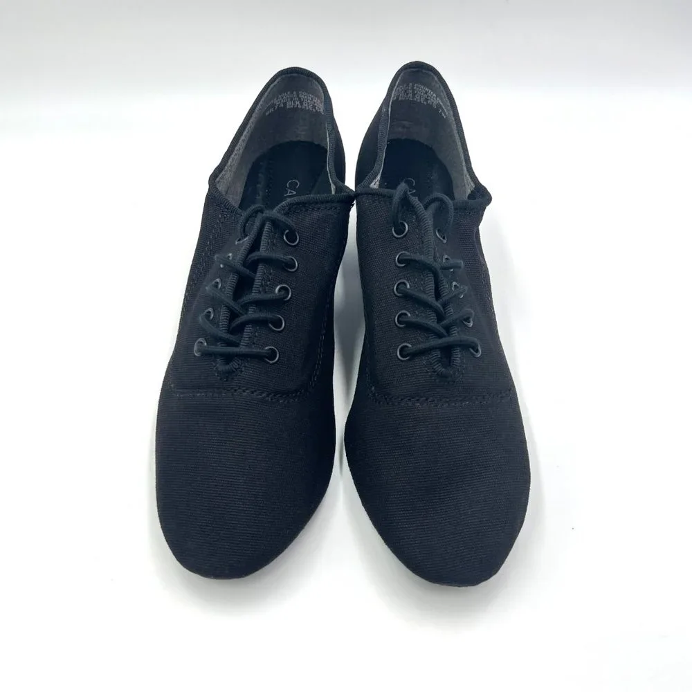 7W 7 WIDE Capezio Womens BR74 Practice Cuban Ballroom Dance Shoes‎ Heels
